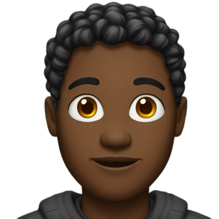 a black person emoji