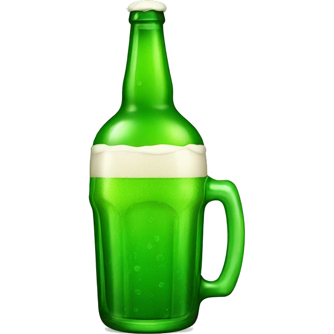 Green beer emoji