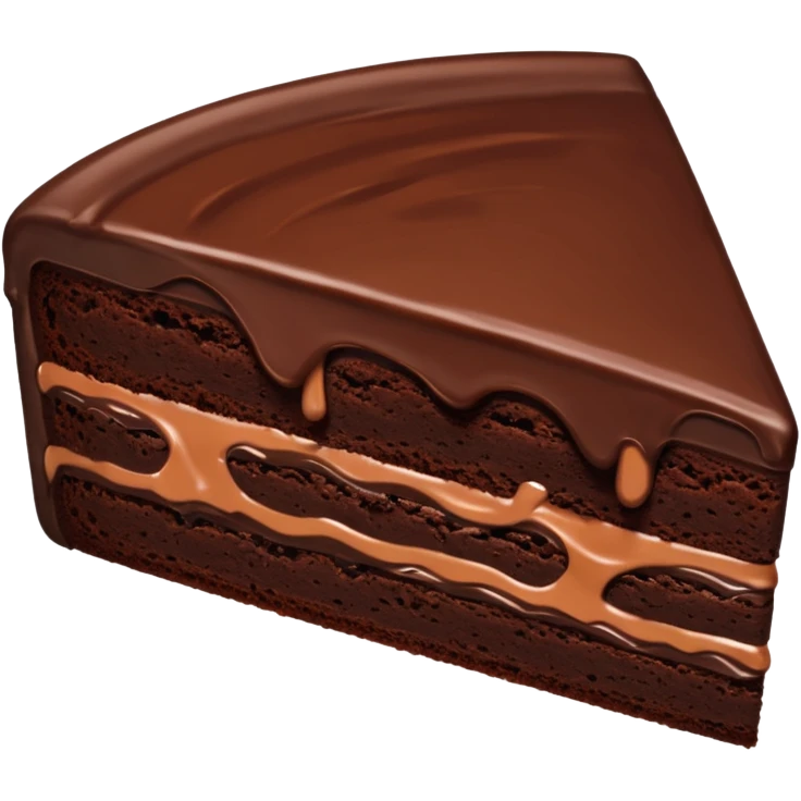 Chocolate cake emoji