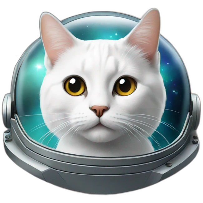 Cat in space emoji