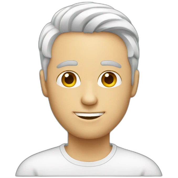 white guy working on laptop emoji