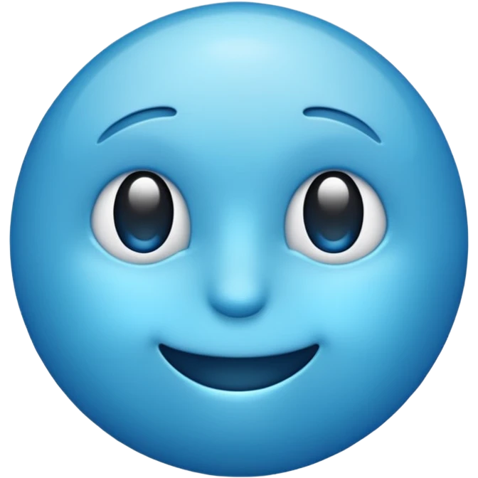 Blue emoji sigma emoji