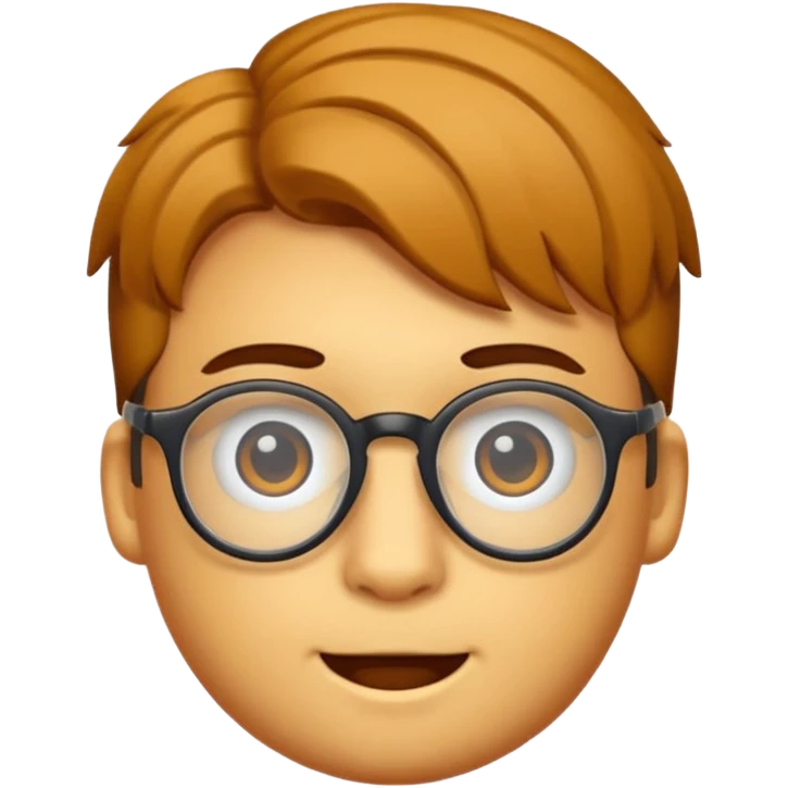 Erstelle mir eine Emoji von einem Jungen. Herkunft: Südamerika, Jung und Gutaussehend, mit durchsichtiger Brille und anderer Frisur  emoji