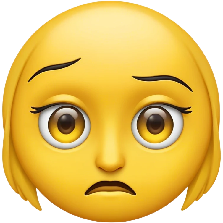 Yellow side eye emoji emoji