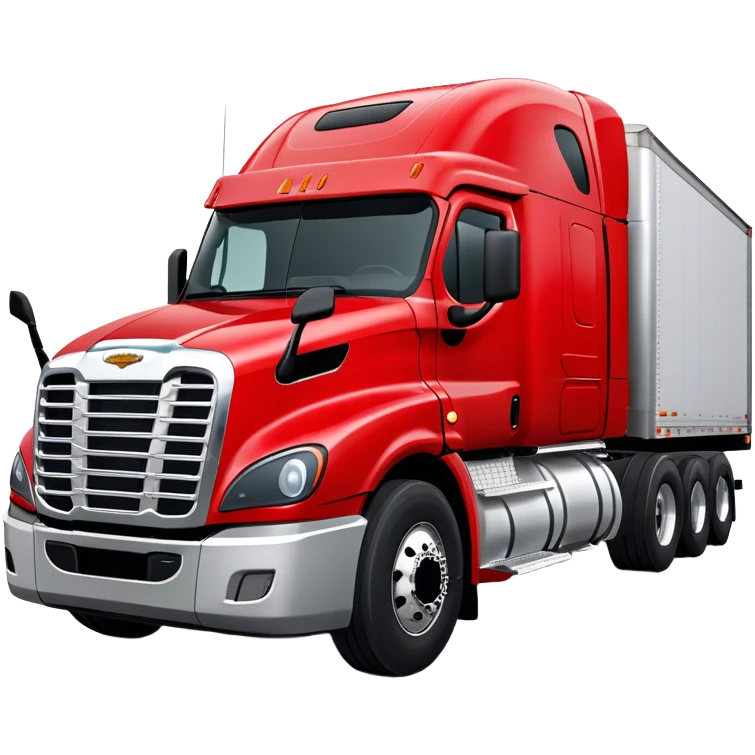 Cattle Truck - Freightliner Cascadia (Model Year: 2021) (Iconic colour: Red) emoji