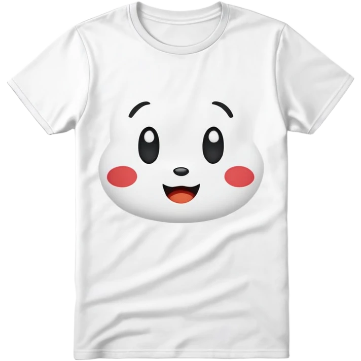 A cute graphic t-shirt emoji