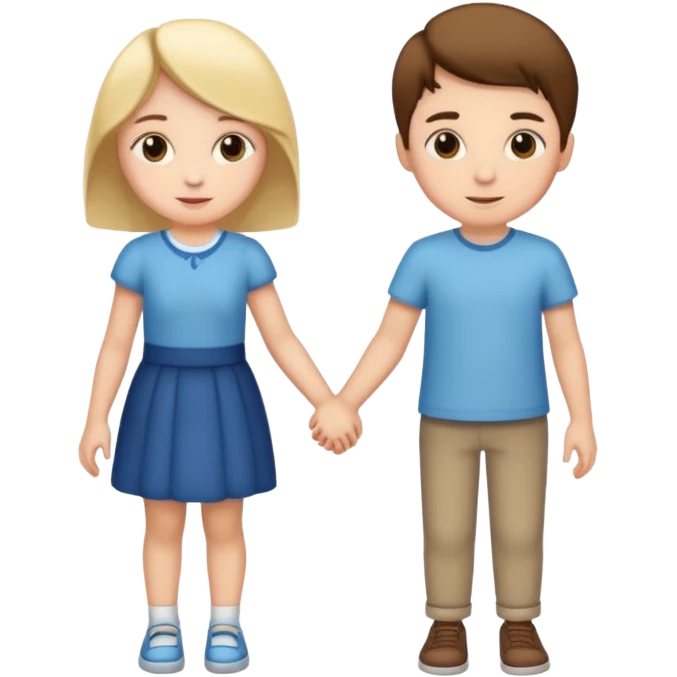 boy and girl holding hands emoji