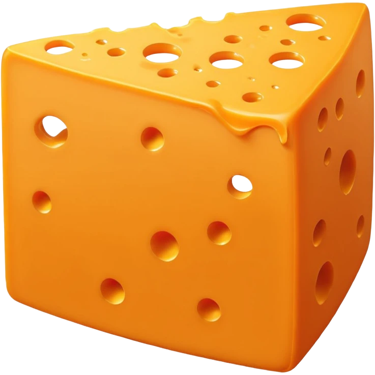 1 sheet of cheddar cheese emoji