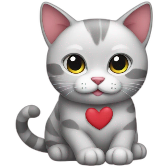 heart cat emoji