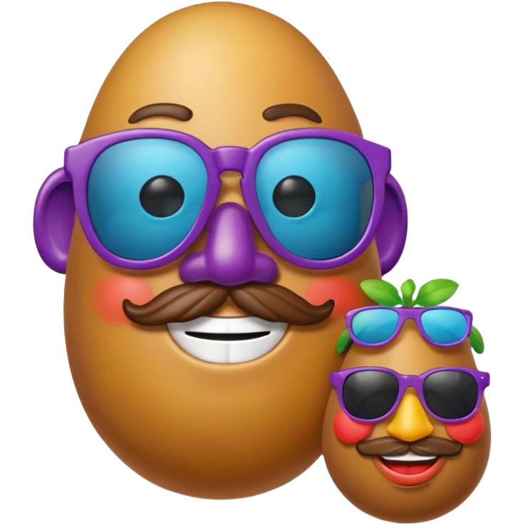 potato head with sunglasses emoji