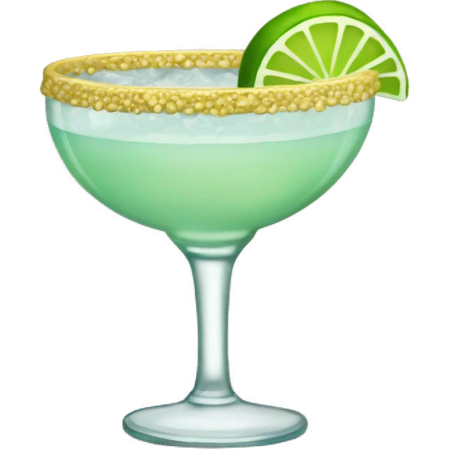gold margarita glas emoji