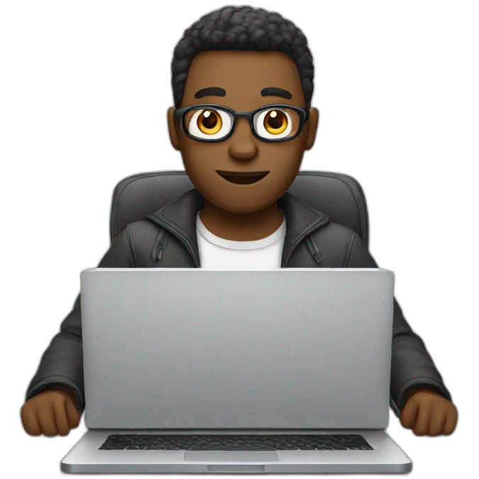 somebody with a laptop emoji