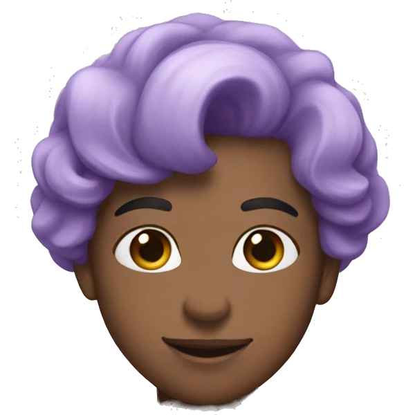 lavender color hearts emoji