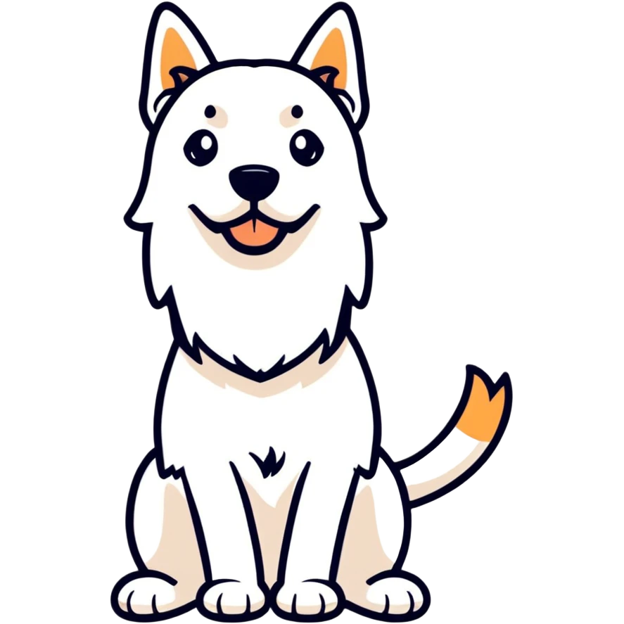 Dog with middle finger  emoji