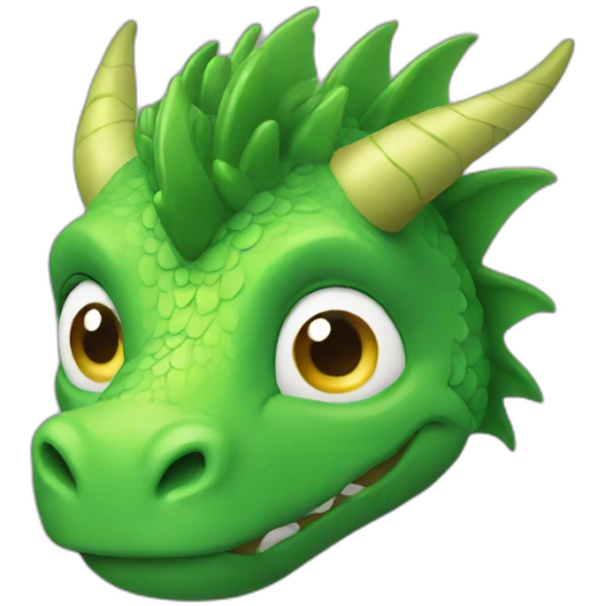 Year Green dragon emoji