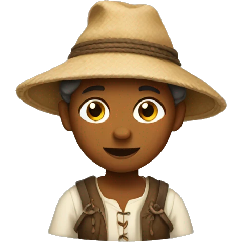peasant child emoji