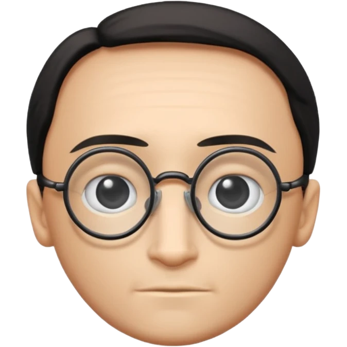 Harry Potter glasses with the scar and without the face emoji