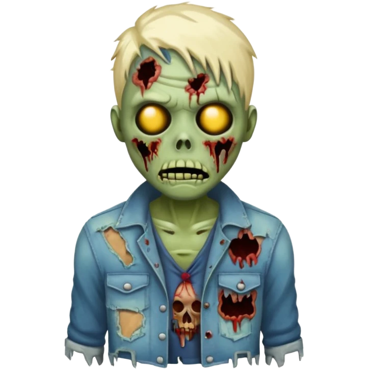 make a desinger i phone zombie emoji i phone  emoji