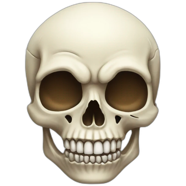 skull mewing emoji