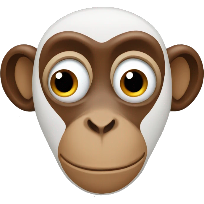 monkey giving a side eye emoji