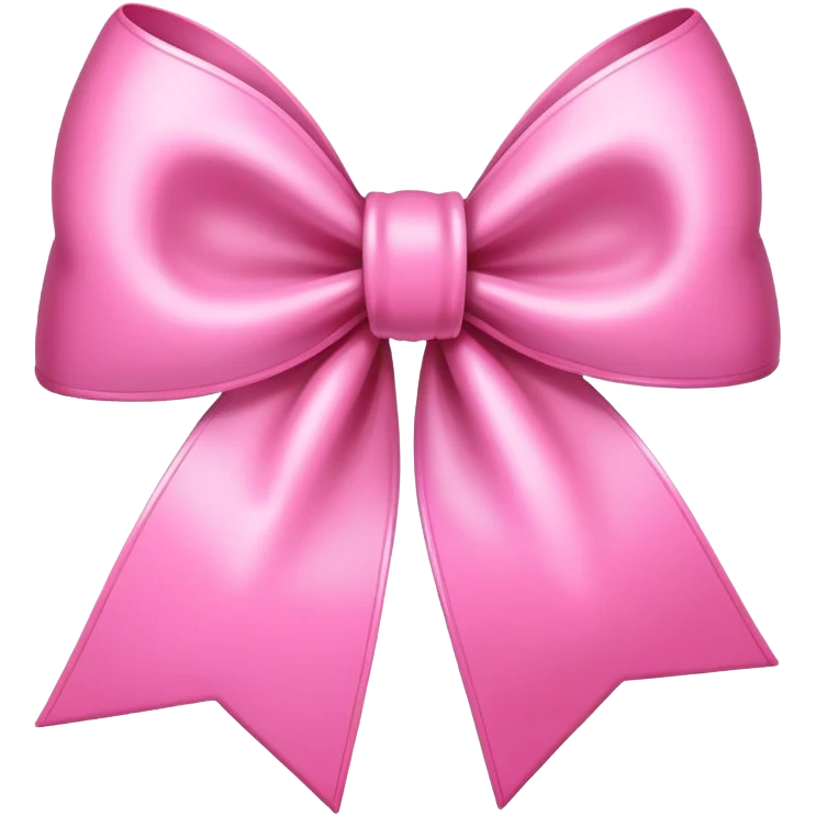 Pink bow emoji