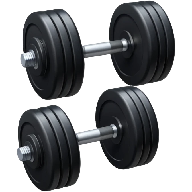 Peso de academia preto emoji