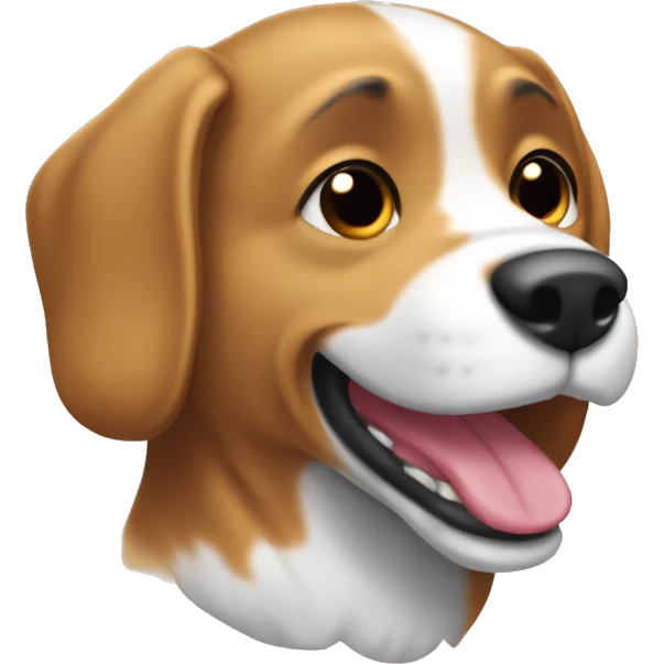 Perro cagando emoji