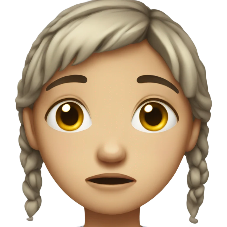 Crying girl emoji