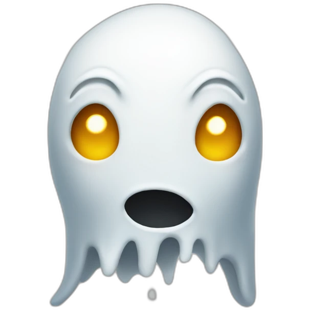 Ghost face emoji
