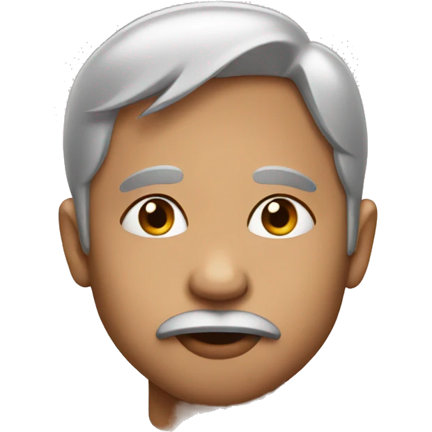 Kissing face  emoji