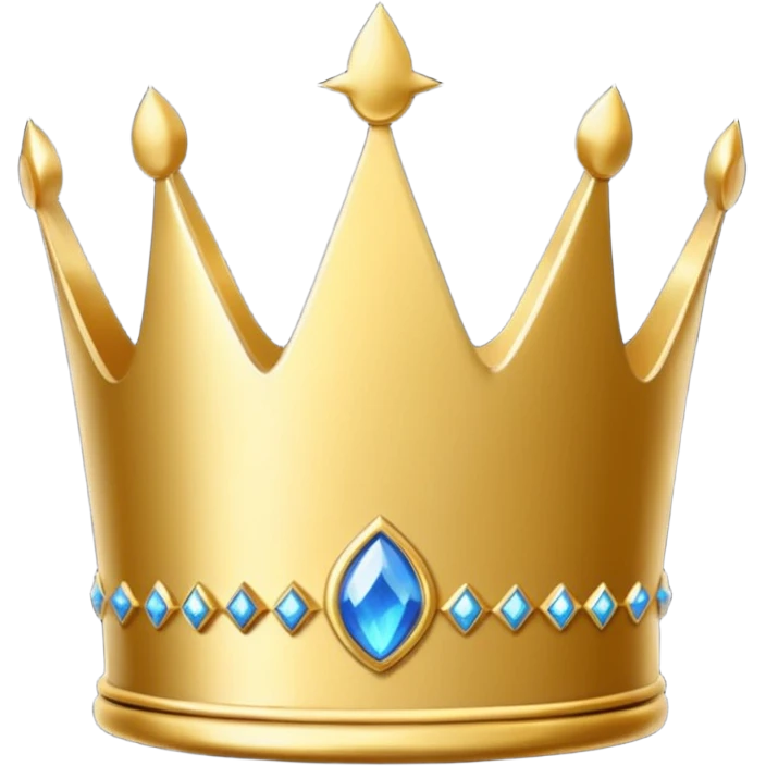 premium logo crown simple emoji