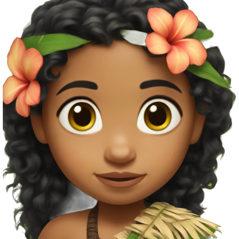 baby moana emoji