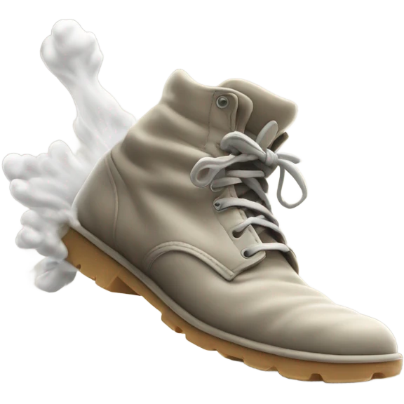 Foot stomping emoji