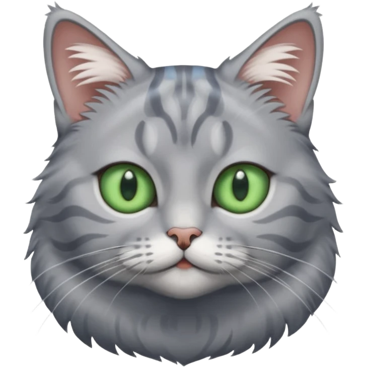 Mavi tatlı kedi emoji