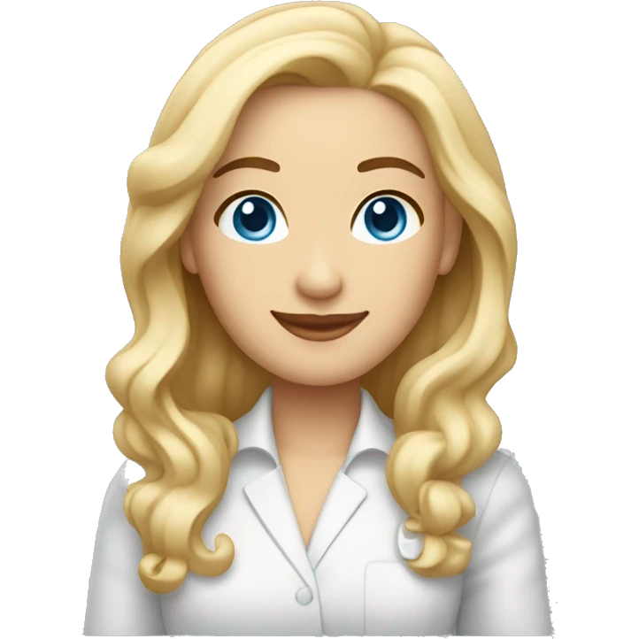 light-skinned restaurateur and blogger with blue eyes shake hands high details emoji