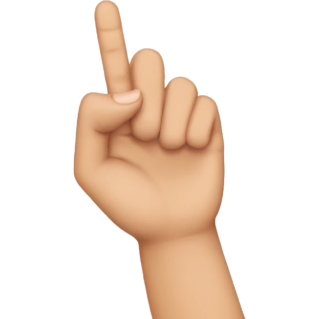 L finger emoji