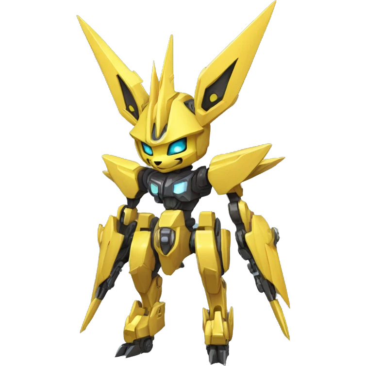 Jolteon medabot-mecha full body emoji