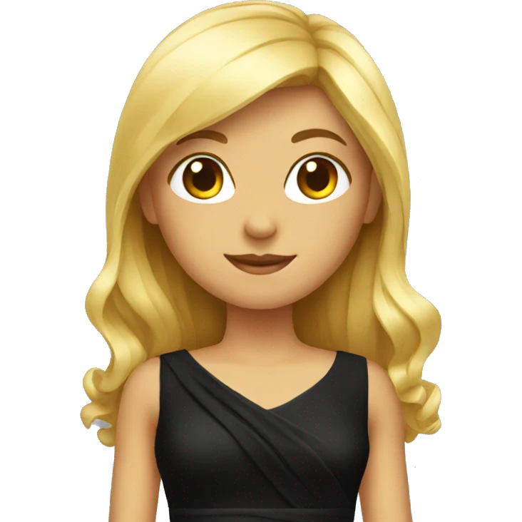 Black dress emoji