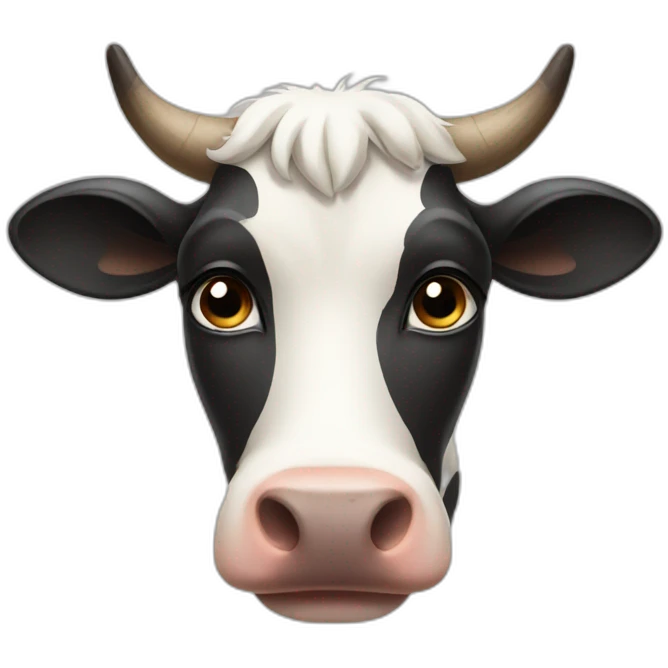 sad cow emoji