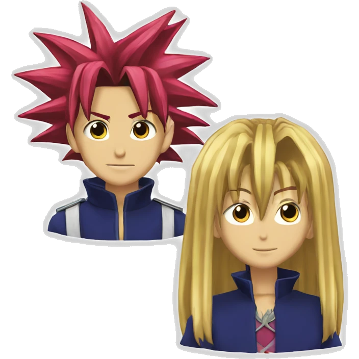 Yami yugi and joey together emoji