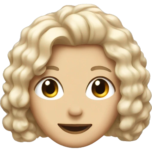 beige hair clip emoji