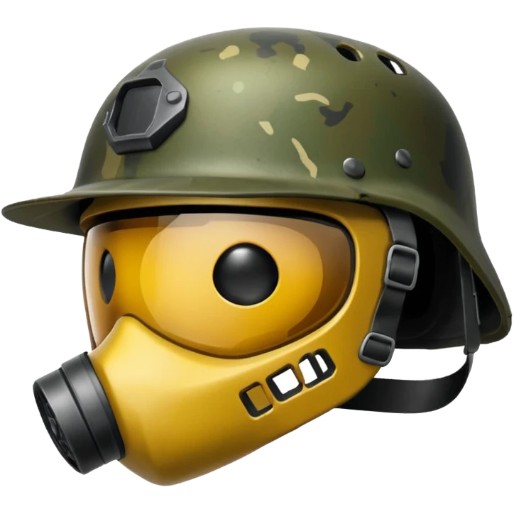 Üstünde (PUBG)yazan bir kask yap emoji