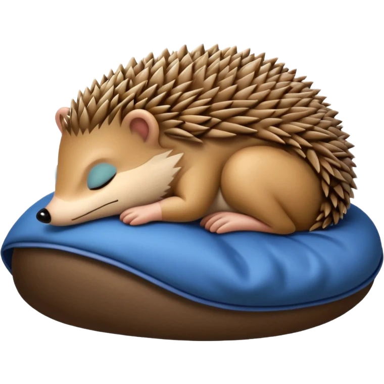 Sleeping Hedgehog emoji