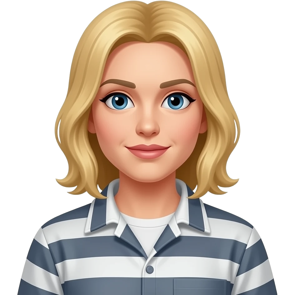 blonde prisoner woman emoji