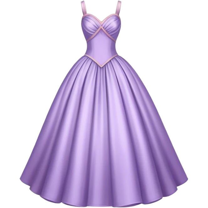 Lilac ball gown  emoji