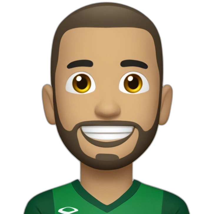 Ricardo quaresma qui célèbre un but emoji