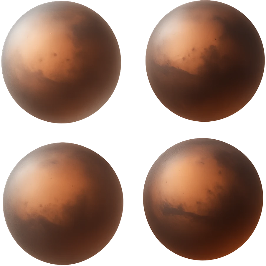 Enhance the matte glass effect, make the planet look even more like frosted glass, matte glass style, with no background emoji