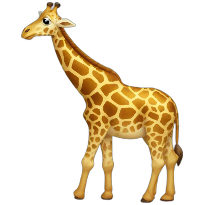Giraffe read the bible emoji