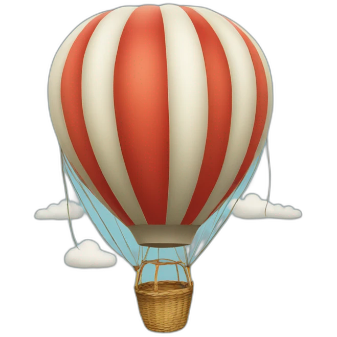 Hot air balloon emoji