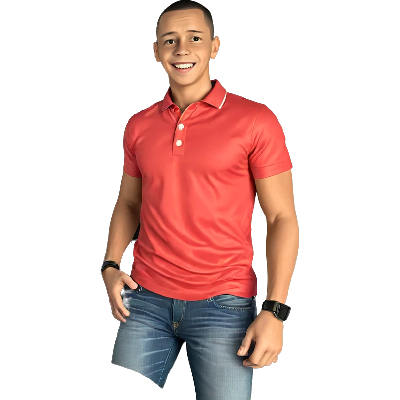 boy enjoying fruit with smile emoji